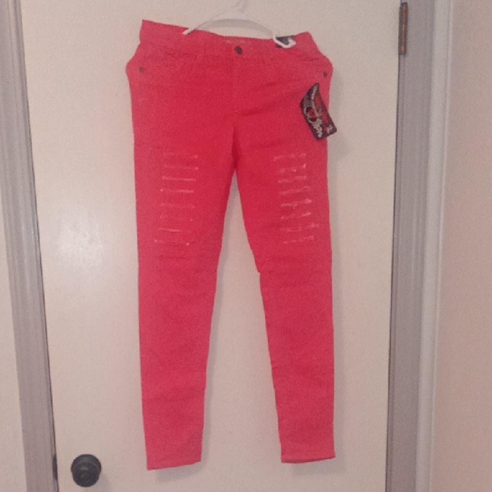 Vibrant Pink Skinny Jeans